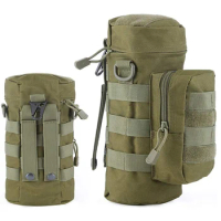 Travel Tool Kettle Set Outdoor Tactical Military Molle System Water Bags Bottle Holder EDC Multifunctional Bottle Pouch Hunting