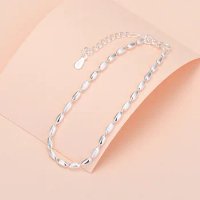 Fashion Student Hand Jewelry Silver Plated Millet Grain Bracelet Length 18cm Pulsera