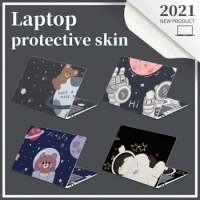 DIY Astronaut Laptop Skins Vinyl Laptop Sticker for 12/13/14/15/17 inch Cartoon Decorate Decal for Acer/Lenovo/HP/ASUS/ Macbook