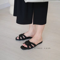Felice Sandal Selop Wanita Korean Style 36 Black Onyx