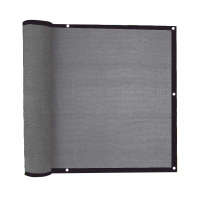 Ship From Selangor Grey Color Balcony Sun Shade Net Balcony Privacy Fence Awnings Cover