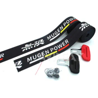 Mugen Racing 3.5M/roll Car Modified Seat Belt Webbing Car High-Strength Seat Safety Belts Accessories For universal