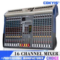 COKYIS 8/12/16 channel mixer stage performance family KTV live karaoke USB audio mixer Bluetooth mixer MP3 playback audio mixer