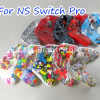 40PCS For Nintend Switch Pro Controller Gamepad Camo Silicone Cover Rubber Skin Grip Case Protective For NS Switch Pro