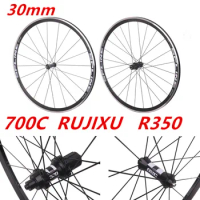New 700C 30mm Road bike 6061 Aluminum alloy bicycle wheelset clincher rims for 8/9/10/11S bike wheel