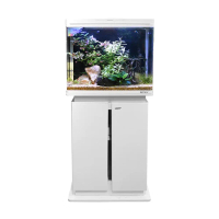 AZKO Boyu 45 ltr Set Aquarium & Kabinet Ms-520M - Putih