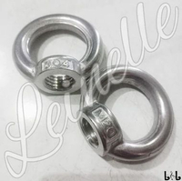 Eye Bolt Nut Mur Mata Baut Ring M20-M24 bahan 304 Stainless Steel M22
