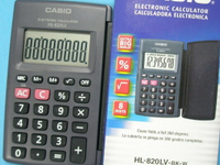 CASIO卡西歐HL-820LV計算機 輕薄硬殼掀蓋式計算機 8位數/一台入(定250)大量團購有優惠~全新保固