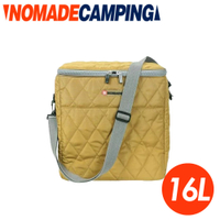 【NOMADE 16L肩背菱格保冷袋《黃》】N-7151/環保袋/保冷袋/野餐/露營