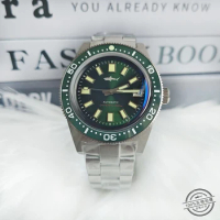 Heimdallr Watch Official Store Replica 62MAS Diving Ancestor Mechanical Watch Super C3 Luminous Pot Lid Bubble Watch Mirror