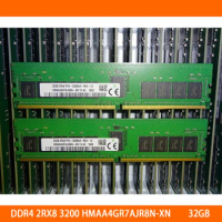 1PCS DDR4 2RX8 3200 ECC REG HMAA4GR7AJR8N-XN 32GB 32G RAM For SK Hynix Memory High Quality Fast Ship