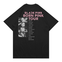 T-shirt Kaos Black Pink Tour