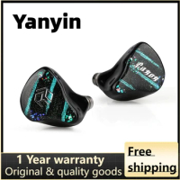 Yanyin Canon II earphones 4BA+1 Canon 2 music enthusiast high fidelity IEM earphones, ergonomically 