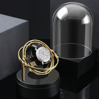 免運 手錶收納盒 搖表器機械表家用自動轉表器手表收納盒雙表位創意金屬轉動放置器