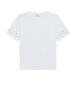 เสื้อยืดผู้หญิง รุ่น W2R-232V-TP5443-01 สีขาว