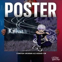 Poster Hunter x Hunter Official Anime Visual Hiasan Dinding Kamar Eksklusif Dekorasi Seni Premium Ar