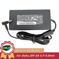 New Genuine Delta ADP-120VH D 20V 6A 120W AC Adapter Charger For MSI GF63 Thin 11SC-430CA Gaming Laptop A17-120P2A A12A055P