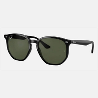 Ray Ban｜RB4306F-601/71 六角黑膠框太陽眼鏡