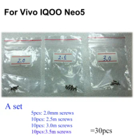 30PCS a set Silver Screw For Vivo IQOO Neo5 mainboard motherboard Cover Screws Repair Parts For Vivo IQOO Neo 5