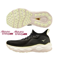 【MIZUNO 美津濃】慢跑鞋 女鞋 運動鞋 緩震 一般型 WAVE NEO ULTRA 黑 J1GD223473