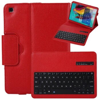 50pcs/lot High Quality Lychee Wireless Bluetooth Keyboard Leather Case with Stand For Samsung Galaxy Tab S5E 10.5 T720 T725