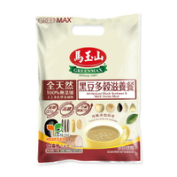 【馬玉山】全天然黑豆多穀滋養餐(12入) 冷泡/沖泡/穀粉/高纖/100%全天然/100%無添加/全素食/台灣製造