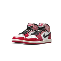 【NIKE 耐吉】休閒鞋SPIDER-VERSE x Air Jordan 1 High PS 蜘蛛人 電影主題 黑白紅 中童 DV1749-601