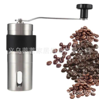 Hand coffee grinder stainless steel coffee grinder hand grinder coffee grinder camping outdoor manual environmental protection