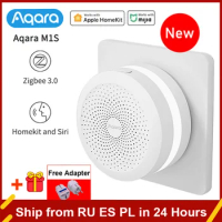 Aqara Hub Smart Gateway M1S 2.4G WIFI ZigBee 3.0 RGB Night Light work with Apple Homekit and Xiaomi Mi Home APP Remote Control
