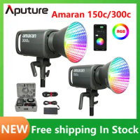 Aputure Amaran 150c Amaran 300c Video Light 2500-7500K RGBWW Full-color LED COB Photography Lighting Sidus Link App Control