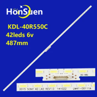 2pcs 487MM LED backlight strip for SONY KDL-40R550C KDL-40W705C KDL-40R453C KDL-40R510C LM41-00111A 4-564-297 NS5S400VND02