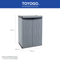 Toyogo 608-1 608-2 Italian Storage Cabinet Closet