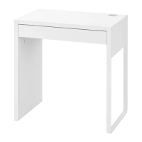 MICKE 書桌/工作桌, 白色, 73 x 50 公分