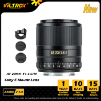 NEW Viltrox 23mm f1.4 Auto Focus APS-C Prime Lens with Large Aperture for Sony E-mount Lens A6300 A6600 A7RIII A7RIV Camera Lens