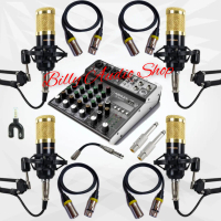Paket Podcast Soundcard 4 Orang Komplit