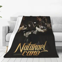 N-Natanael Canos Soft Durable Blanket Pop Mexican Singer Travel Office Throw Blanket Winter Flannel Bedspread Sofa Bed Cover