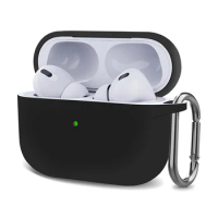 For AirPods Pro Case with Keychain/Hand Strap Earphone Protector Silicone Headphone Accessories Cover for Air Pods Pro Box Cover