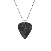 Stranger Things Hellfire Club Eddie Munson Cosplay Guitar Pick Pendant Jewelry Necklace Choker Prop Accessorie Halloween Gift