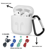 Mini Soft Silicone Case For Apple Airpods Shockproof Cover For Apple AirPods Earphone Cases For Apple AirPods 2 Accessory
