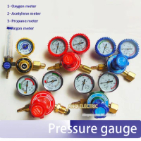 G5/8'' -14 shockproof oxygen, acetylene, argon, propane pressure gauge regulator gas meter