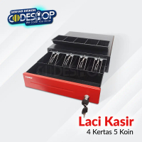 Kassen K330 BR Laci Uang Kasir Metal Cash Drawer 4 Bills 5 Coins RJ-11