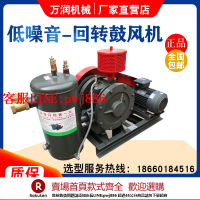【咨詢客服驚喜多多】萬潤HC低噪音回轉風機學校廢水處理醫院污水曝氣工業回旋式鼓風機