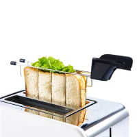 Rack Toaster Toast Bread Warming Sandwich Holder Grillcooling Warmer Stainless Steel Slice Part Tray Cage Air Fryer Accessory