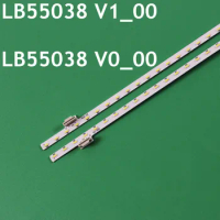 2pcs LED Strip For S ony 55"TV KDL-55W800C KDL-55W805C KDL-55W807C KDL-55W809C LB55038 V0_00 V1_00 396S1B 74.55T26.001-0-FC1