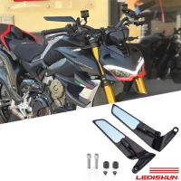 Motorcycle Mirror Modified Wind Wing Adjustable Rotating Rearview Mirror Compatible with Ducati Hypermotard 950 SP RVE 950SP