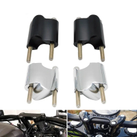 Clearance Sale Send fast 2\ Rise CNC Aluminum Black 1\" Handlebar Riser 50mm Handlebar Mount Extensi