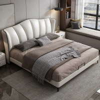 Light luxury modern simple white 2.0m 1.5m spring coconut brown mattress hard mattress latex mattress