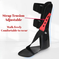 Foot Droop Splint Brace Orthosis Ankle Support Ankle Joint Fixed Straps Inflatable Airbag Ankle Guards Support Ankle Recovery