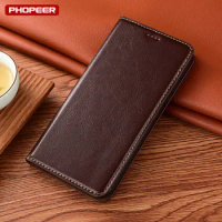 Luxury Genuine Leather Case For Samsung Galaxy S20 S21 S22 S23 Plus S23 Ultra S20 S21 FE Retro Wallet Book Style Flip Cover