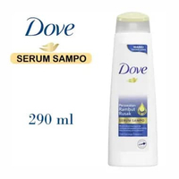 DOVE Serum Sampo Shampo Shampoo 290 ml Rambut Berkilau Rusak Rontok Ketombe RAMBUT RUSAK